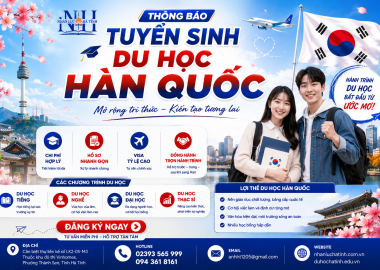 TUYỂN SINH DU HỌC HÀN QUỐC 2026 | TƯ VẤN MIỄN PHÍ